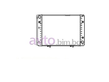 Воден радиатор размер 575/450/40 за MERCEDES 190 (W201) от 1982 до 1993
