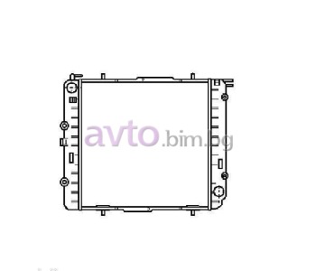 Воден радиатор размер 570/535/38 за MERCEDES G (W461) от 1989 до 1997