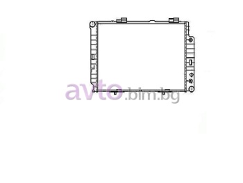 Воден радиатор размер 640/490/33 за MERCEDES E (W210) седан от 1995 до 2003
