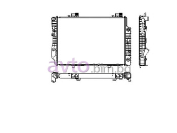 Воден радиатор размер 615/420/40 за MERCEDES C (W202) седан от 1993 до 2000
