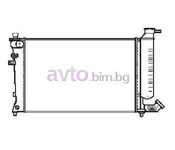 Воден радиатор размер 610/360/22 за PEUGEOT 306 (N_, 7_) товарен от 1993 до 2002
