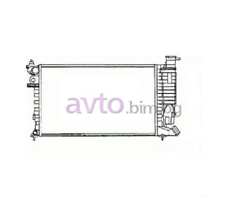 Воден радиатор размер 610/380/20 за PEUGEOT 306 (N_, 7_) товарен от 1993 до 2002