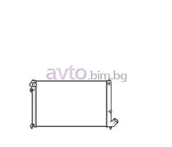 Воден радиатор размер 640/415/23 за PEUGEOT 406 (8B) седан от 1995 до 2005