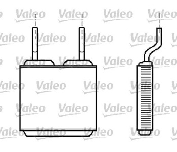 Топлообменник, отопление VALEO за OPEL COMBO B (71_) от 1994 до 2001