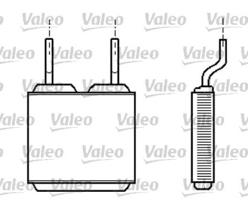 Топлообменник, отопление VALEO за OPEL TIGRA A (S93) от 1994 до 2000