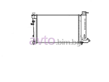 Воден радиатор размер 610/365/32 за PEUGEOT 306 (N_, 7_) товарен от 1993 до 2002