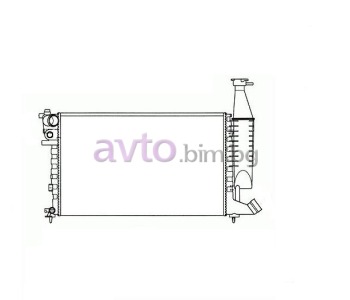 Воден радиатор размер 610/380/20 за PEUGEOT PARTNER (5) Origin товарен от 1996 до 2008