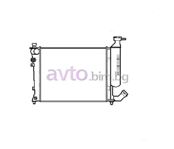 Воден радиатор размер 455/360/22 за PEUGEOT 306 (7A, 7C, N3, N5) хечбек от 1993 до 2003