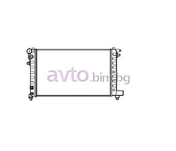 Воден радиатор размер 530/320/31 за PEUGEOT 106 II (1) от 1996 до 2004