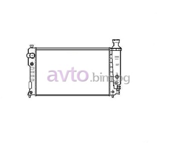 Воден радиатор размер 610/375/22 за PEUGEOT 405 II (4E) комби от 1992 до 1998