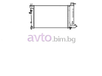 Воден радиатор размер 460/380/22 за PEUGEOT PARTNER (5) Origin товарен от 1996 до 2008