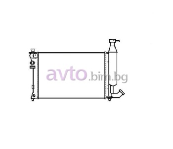 Воден радиатор размер 610/380/22 за PEUGEOT PARTNER (5) Origin товарен от 1996 до 2008