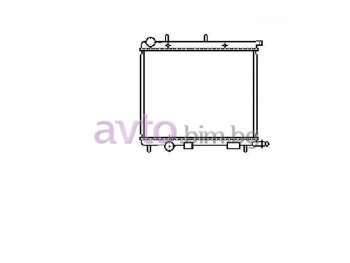Воден радиатор размер 400/380/20 за PEUGEOT 1007 (KM_) от 2005 до 2009