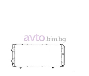 Воден радиатор размер 1000/415/32 за PEUGEOT BOXER (230L) товарен от 1994 до 2002