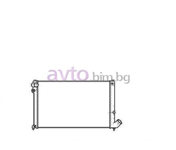 Воден радиатор размер 640/413/32 за PEUGEOT 406 (8B) седан от 1995 до 2005