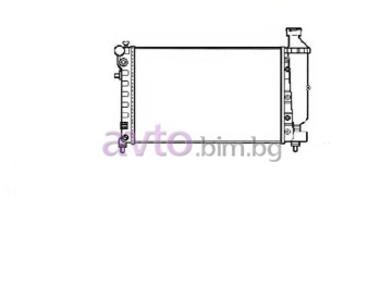 Воден радиатор размер 530/320/22 за PEUGEOT 106 II (1) от 1996 до 2004