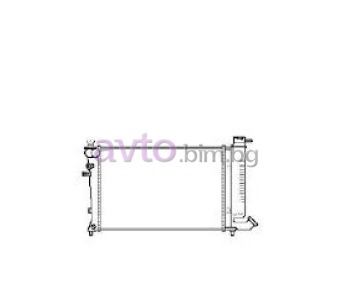 Воден радиатор размер 610/360/28 за PEUGEOT 306 (7A, 7C, N3, N5) хечбек от 1993 до 2003