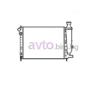 Воден радиатор размер 390/300/22 за PEUGEOT 106 I (1A, 1C) от 1991 до 1996