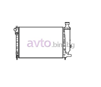 Воден радиатор размер 530/320/22 за PEUGEOT 106 (1_) товарен от 1991 до 2001