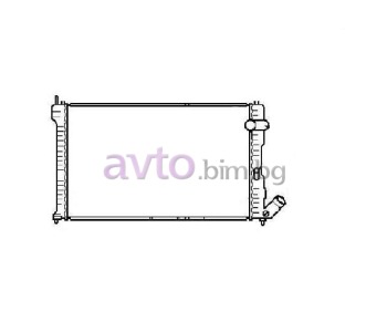 Воден радиатор размер 640/390/39 за CITROEN XANTIA (X1) комби от 1995 до 1998