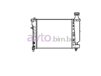Воден радиатор размер 390/300/22 за CITROEN SAXO (S0, S1) от 1996 до 2004