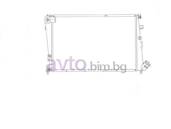 Воден радиатор размер 610/385/26 за CITROEN XANTIA (X1) комби от 1995 до 1998