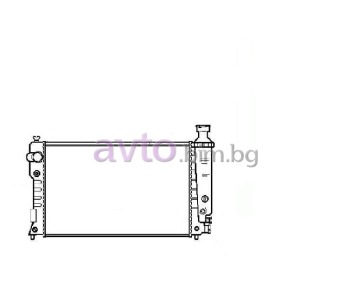 Воден радиатор размер 610/360/22 за PEUGEOT 405 II (4E) комби от 1992 до 1998