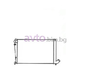 Воден радиатор размер 640/415/29 за PEUGEOT 406 (8B) седан от 1995 до 2005