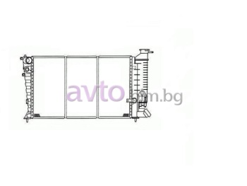 Воден радиатор размер 607/360/30 за PEUGEOT 306 (N_, 7_) товарен от 1993 до 2002