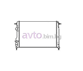 Воден радиатор размер 585/400/27 за RENAULT MEGANE I (BA0/1_) хечбек от 1995 до 2003