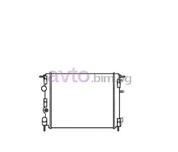 Воден радиатор размер 480/415/32 за RENAULT CLIO II (SB0/1/2_) товарен от 1998 до 2005