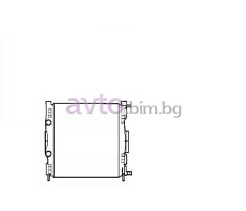 Воден радиатор размер 585/450/33 за RENAULT MEGANE II (BM0/1_, CM0/1_) хечбек от 2001 до 2012