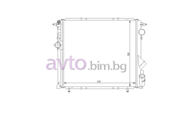 Воден радиатор размер 430/400/34 за RENAULT 19 I (S53_) товарен от 1988 до 1992