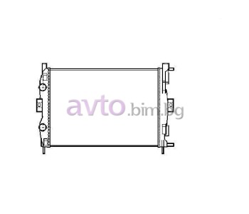 Воден радиатор размер 585/430/19 за RENAULT MEGANE II (BM0/1_, CM0/1_) хечбек от 2001 до 2012
