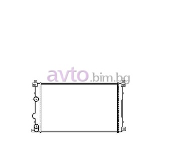 Воден радиатор размер 727/390/25 за OPEL ARENA (THB) пътнически от 1998 до 2001
