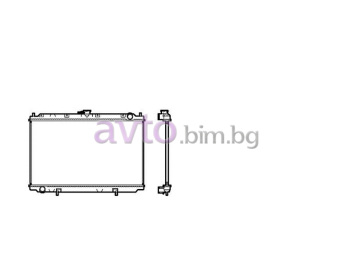 Воден радиатор размер 690/360/18 за NISSAN ALMERA II (N16) седан от 2000 до 2006