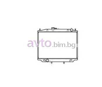 Воден радиатор размер 650/500/27 за NISSAN TERRANO II (R20) от 1992 до 2007