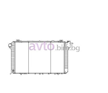 Воден радиатор размер 740/455/38 за NISSAN PATROL IV GR (Y60) от 1987 до 1998