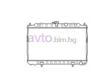 Воден радиатор размер 690/450/26 за NISSAN X-TRAIL (T30) от 2001 до 2007
