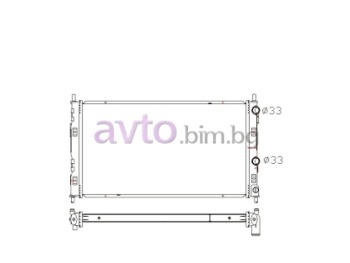 Воден радиатор размер 678/383/32 за DODGE AVENGER от 1994 до 2000