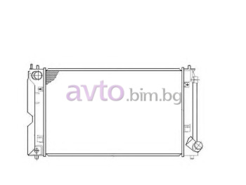 Воден радиатор размер 625/390/23 за TOYOTA AVENSIS (_T25_) комби от 2003 до 2008