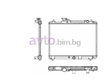 Воден радиатор размер 550/350/16 за SUZUKI BALENO (EG) от 1995 до 2002