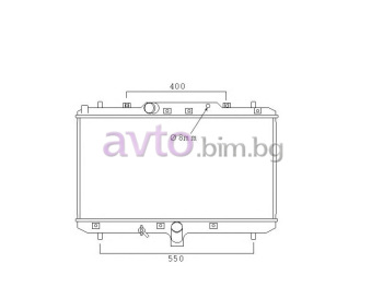 Воден радиатор размер 650/375/26 за SUZUKI SX4 (EY, GY) от 2006 до 2014