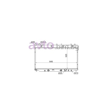 Воден радиатор размер 650/325/16 за HONDA JAZZ II (GD, GE3, GE2) от 2001 до 2008
