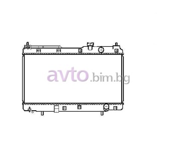Воден радиатор размер 664/350/17 за HONDA CR-V I (RD) от 1995 до 2002