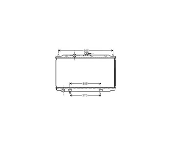 Воден радиатор P.R.C за NISSAN PRIMERA (P12) хечбек от 2002 до 2007