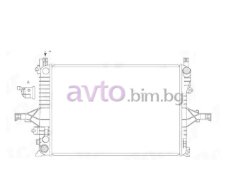 Воден радиатор размер 620/420/32 за VOLVO XC70 CROSS COUNTRY от 1997 до 2007