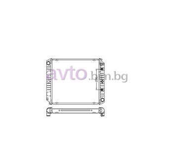 Воден радиатор размер 450/420/32 за VOLVO 960 II (965) комби от 1994 до 1996