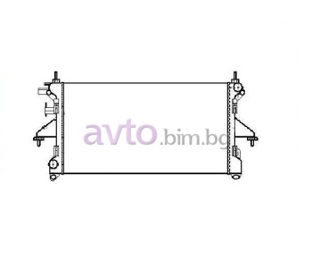 Воден радиатор размер 780/370/33 за PEUGEOT BOXER пътнически от 2006