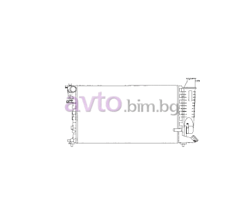 Воден радиатор размер 608/360/32 за CITROEN ZX (N2) комби от 1993 до 1999